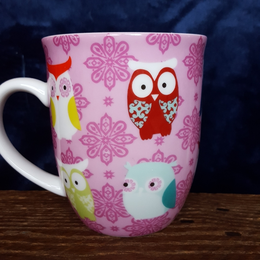 Creative tops owl collectible coffee mug